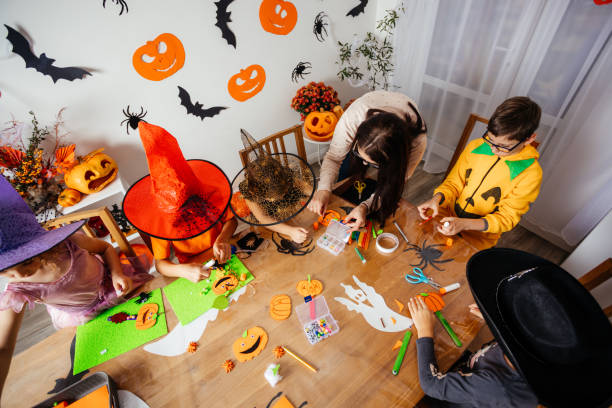 istock High Angle View Of People On Table 1352046008