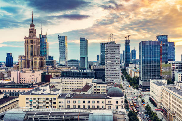 istock Warsaw, Poland panorama 1352048890