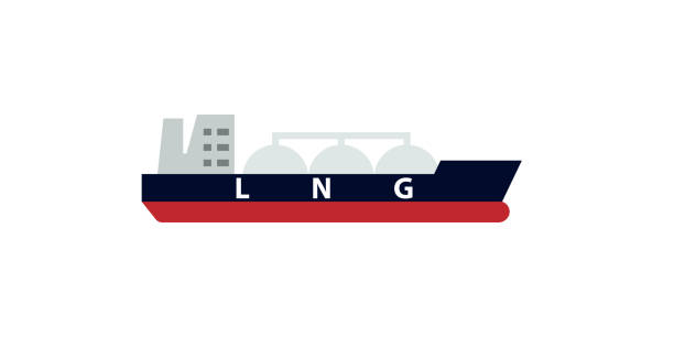 LNG-Tanker-Symbol – Vektorgrafik