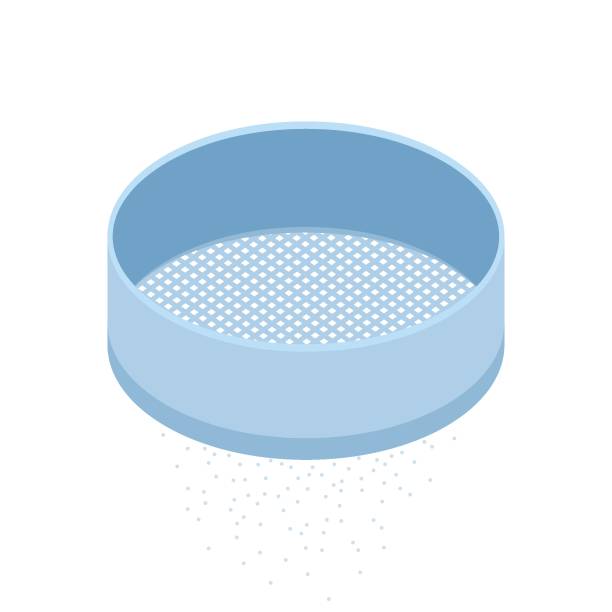 ÐÐ¾Ð±Ð¸Ð»ÑÐ½Ð¾Ðµ ÑÑÑÑÐ¾Ð¹ÑÑÐ²Ð¾ Flour sieve icon in flat style. vector illustration isolated on white background sifting stock illustrations