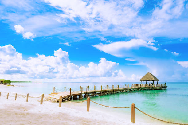 istock gazebo on the pier in the sea 1352066929