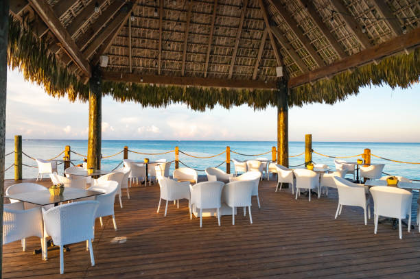 istock gazebo on the pier in the sea 1352066957