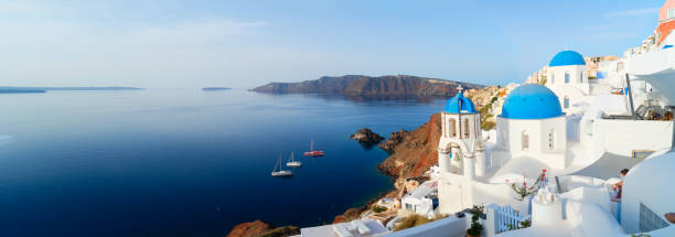 istock white belfries Santorini island, Greece 1352066961