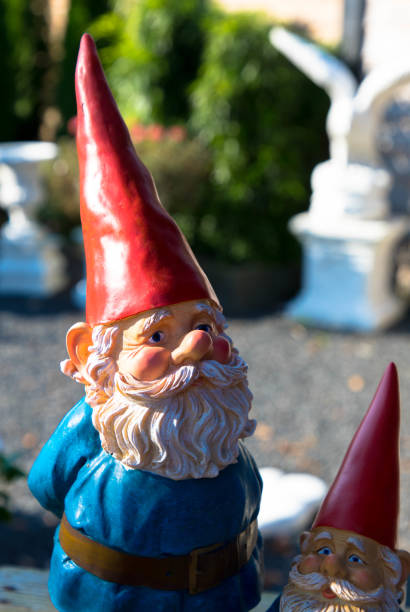 istock A typical traditional colorful German garden goblin with red hat. 1352072130
