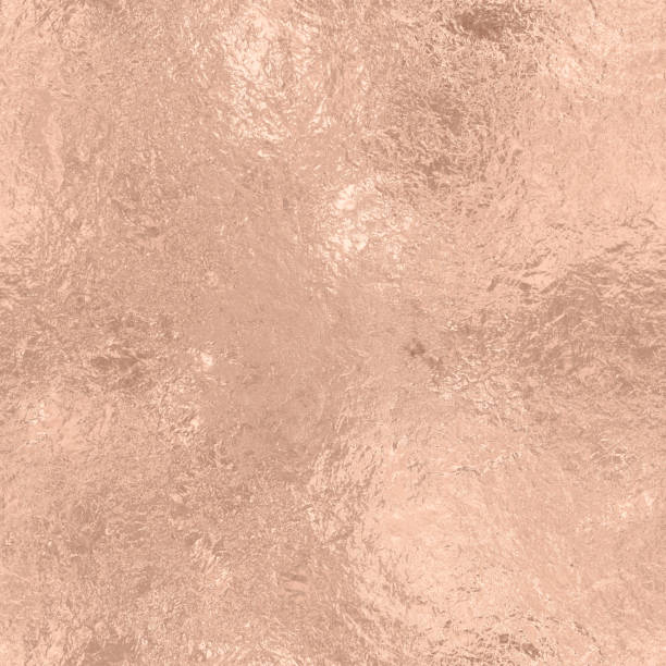 istock Rose Gold foil seamless texture, pink shiny background 1352083754