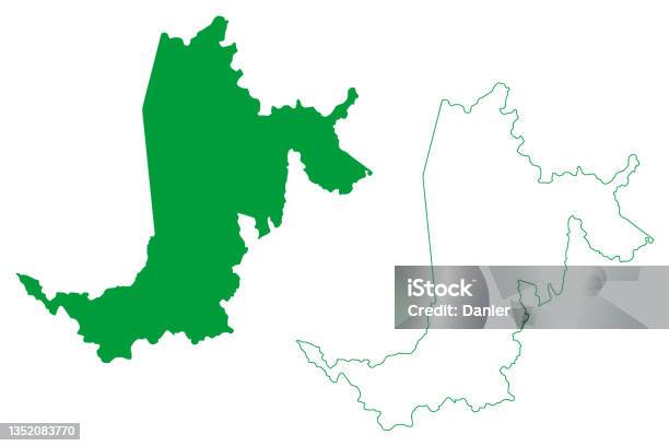 Macarani Rasa Macarani Municipality Map Vector Illustration Scribble Sketch Macarani ...