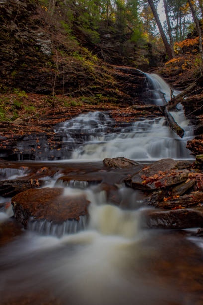 istock Scenic waterfall in Pennsylvania in autumn 1352086268