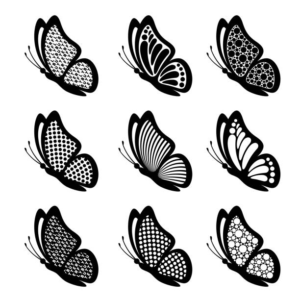 91 Sideways Butterfly Tattoo Stock Photos, Pictures & Royalty-Free Images -  iStock
