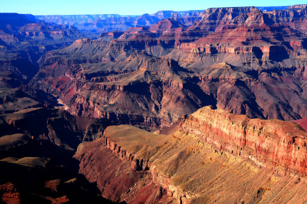 wielki kanion arizona - national landmark outdoors black and white horizontal zdjęcia i obrazy z banku zdjęć