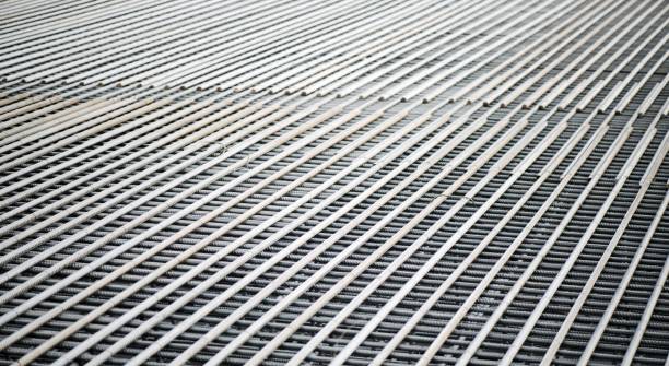 istock Steel work reinforcement,construction rebar. Close up steel construction . 1352103267