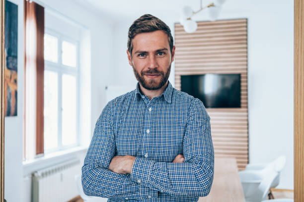 istock Portrait of successful businessman. 1352104205