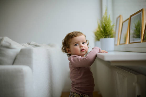 istock One year old girl close-up 1352113388