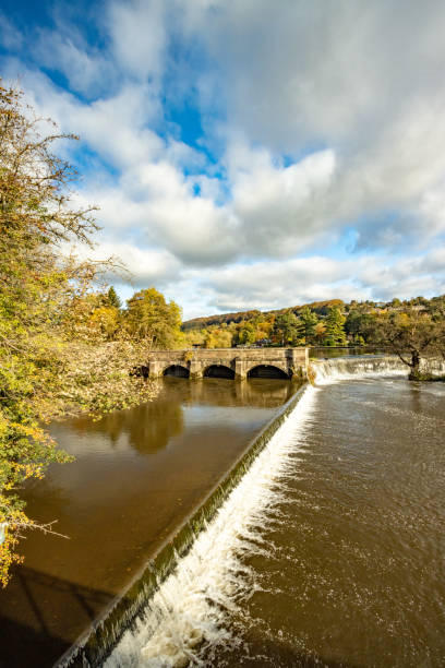istock River Derwent at Belper River Gardens in Derbyshire, England 1352121912