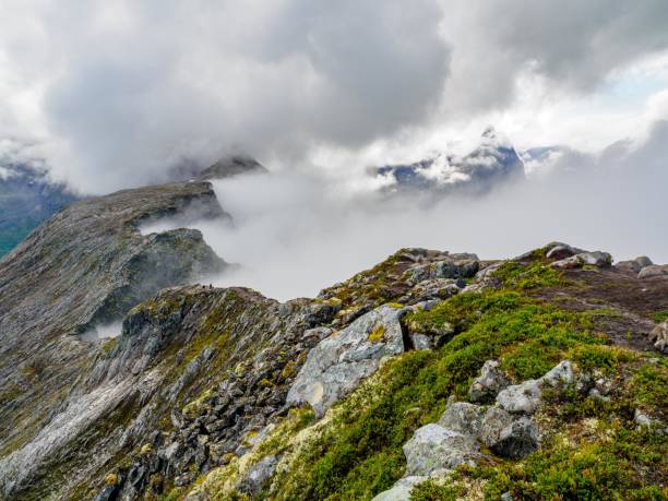 istock Views from Romsdalseggen trail in Norway 1352122690
