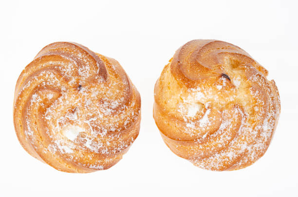 istock Fresh homemade cakes with cream and powdered sugar. Studio Photo 1352124573