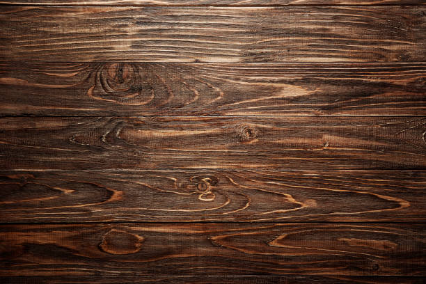 istock Wooden, textured, brown background from boards. 1352126528