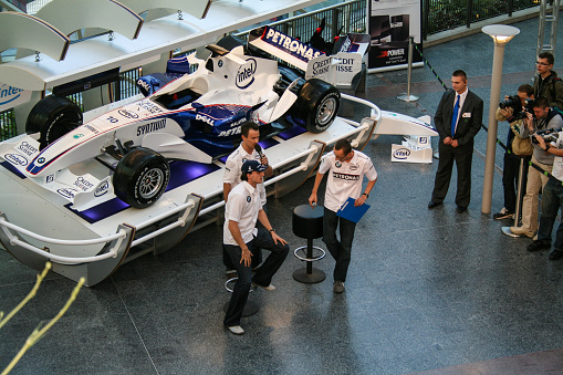 20 september 2007, Warsaw, Poland: Promotional meeting with Robert Kubica and his funs