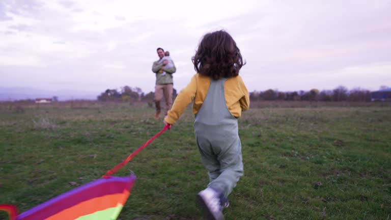 Little boy a kite