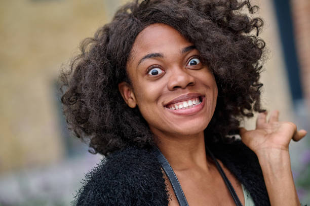 istock Cute mulatta makikg big eyes and looking cute 1352133906