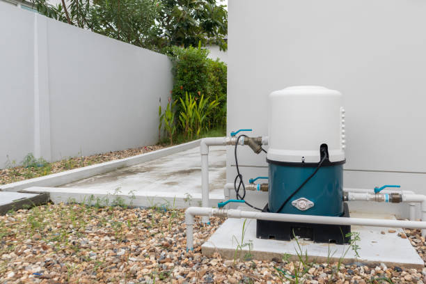 istock automatic water pump station outside the house 1352151229