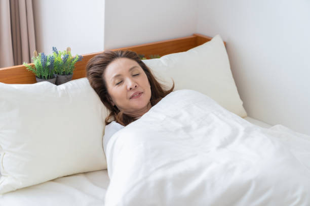 istock senior age woman who sleeps 1352153971