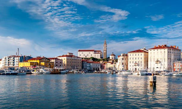 istock Piran,Portoroz Slovenia, marnina and harbour 1352154607
