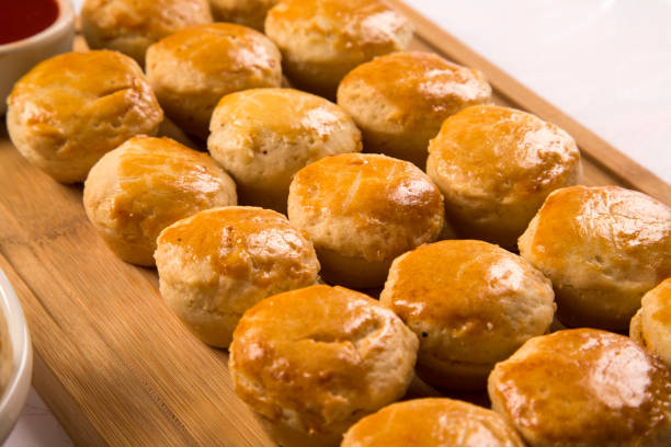 istock Empada Brazilian snack. pie with chicken 1352157761