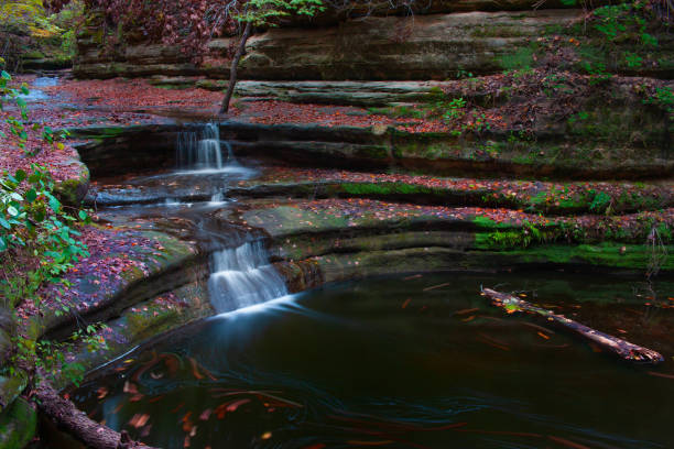 istock Giant's Bathtub In Early Autumn - Matthiessen State Park 1352160695