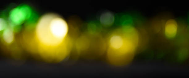 Abstract of bokeh blur banner background stock photo