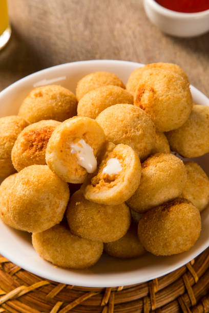 istock Brazilian snack. chicken dumpling with curd 1352164755