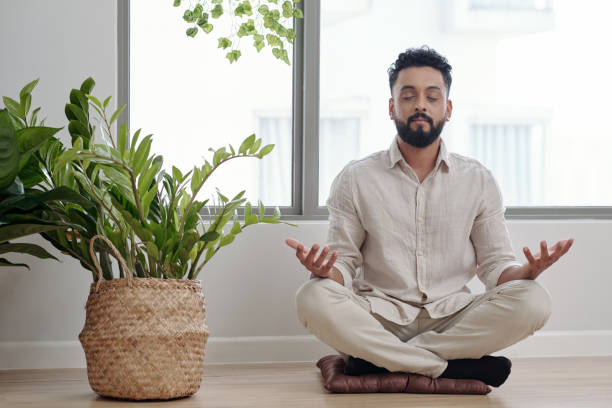 istock Man Trying to Relax after Stressful Day 1352172883