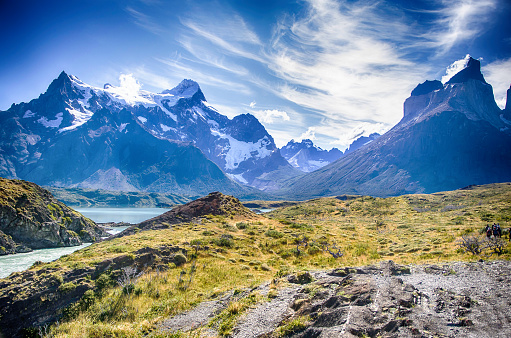 Mountain of Torres Del Paine National Park, Patagonia, Chile