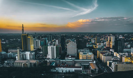 Skyline of Nairobi Central Business District