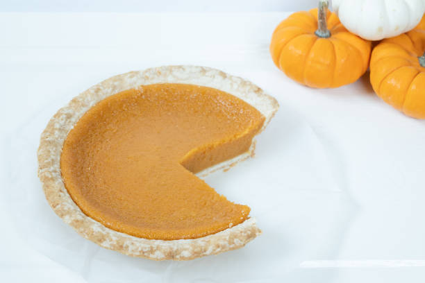 istock Traditional pumpkin pie for thanksgiving day 1352181742