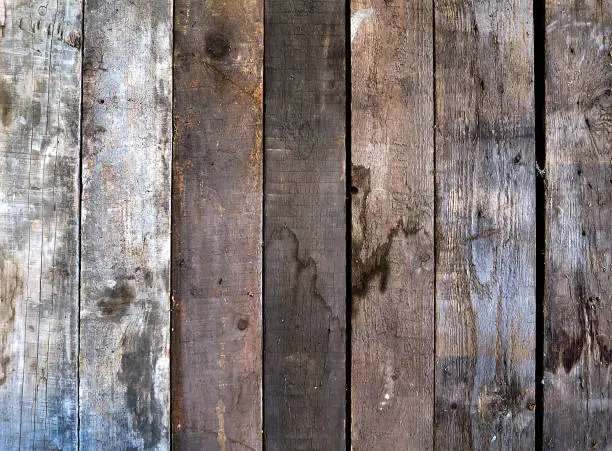 Pattern of the Old Wooden Planks Background