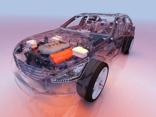 istock Transparent model cars. 1352204886
