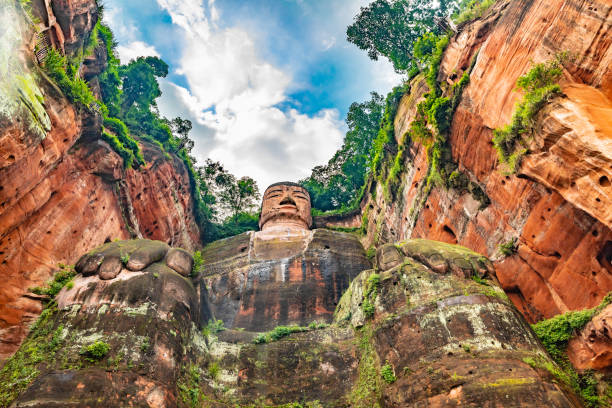istock The Leshan Giant Buddha, Sichan, China 1352210427
