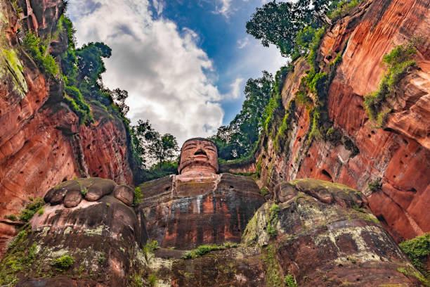 istock The Leshan Giant Buddha, Sichan, China 1352210433