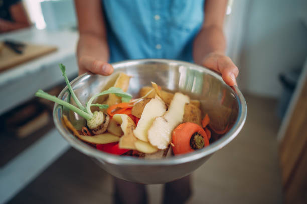 istock Food waste ready  for compost 1352213960