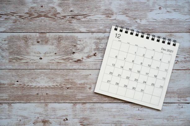 istock A simple calendar of December in 2021. 1352215159