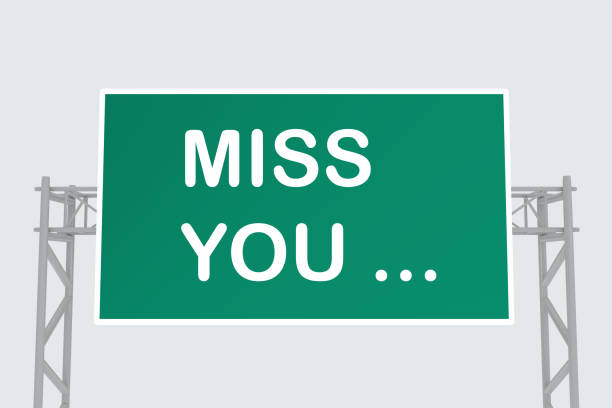 istock MISS YOU concept 1352219208