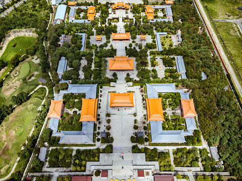 View of Chongsheng buddhist temple in Dali town, Yunnan province, China.