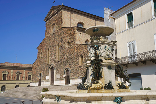 Faenza, Ravenna province, Emilia-Romagna, Italy: historic cathedral (duomo)