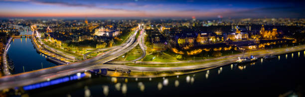 istock Szczecin by night, Poland 1352235812