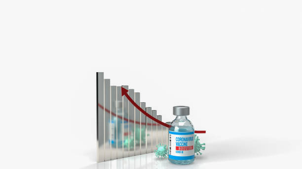 istock The vaccine booster and chart for medical  or sci concept 3d rendering 1352237784