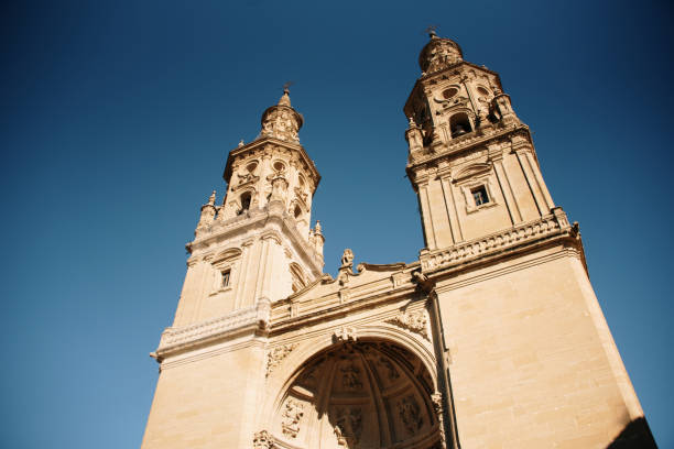 Co-cathedral of Santa Maria la Redonda in Logroño, Spain stock photo