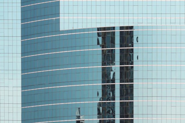 istock Architecture facade glass curtain wall 1352242353