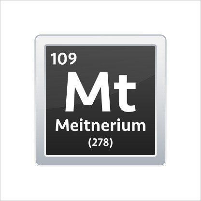 マイトネリウムシンボル周期表の化学元素ベクターストックの図 3Dのベクターアート素材や画像を多数ご用意 3D, アイコン