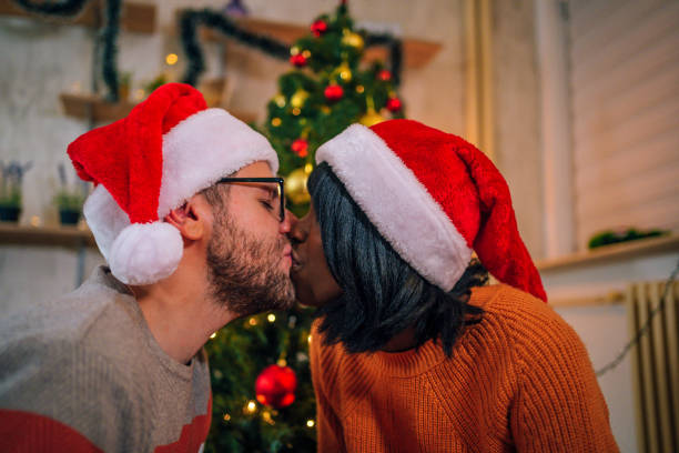 istock Couple enjoying the Christmas holidays 1352244353