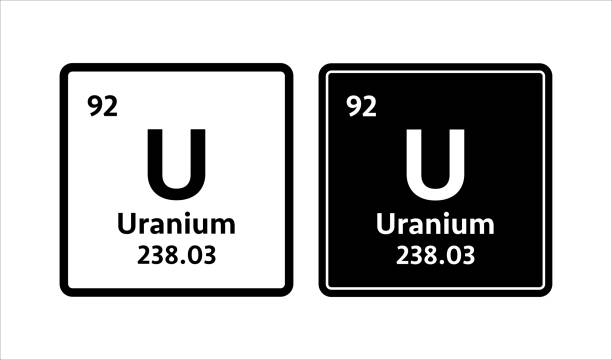 ภาพประกอบสต็อกที่เกี่ยวกับ “สัญลักษณ์ยูเรเนียม องค์ประกอบทางเคมีของตารางธาตุ ภาพประกอบสต็อกเวกเตอร์ - ยูเรเนียม”